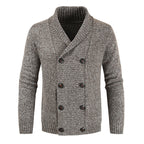 Gilet cardigan à capuche pour homme, coupe ajustée