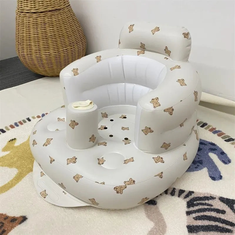 Chaise bébé gonflable pour les repas et le bain