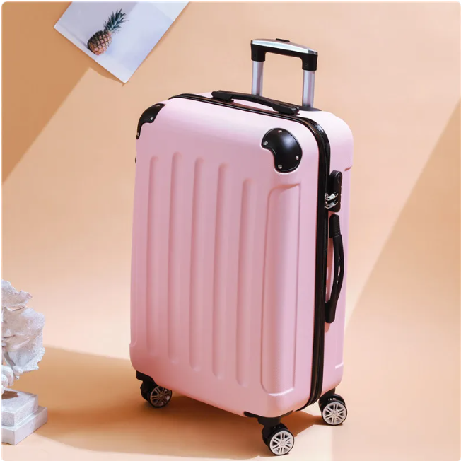 Valise trolley en cuir