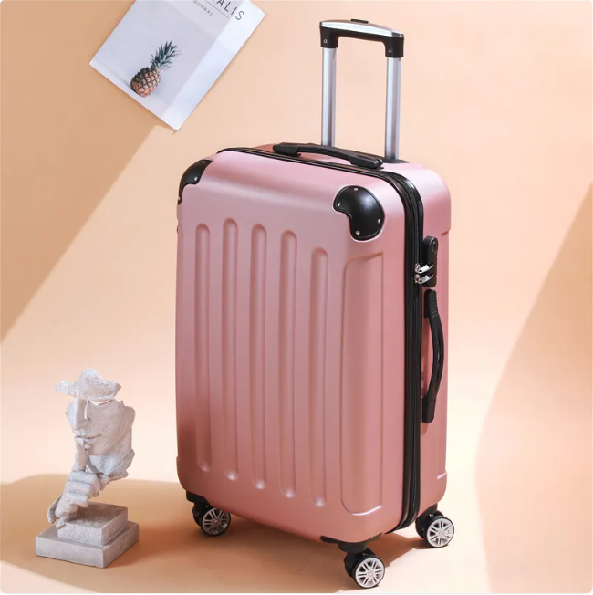 Valise trolley en cuir