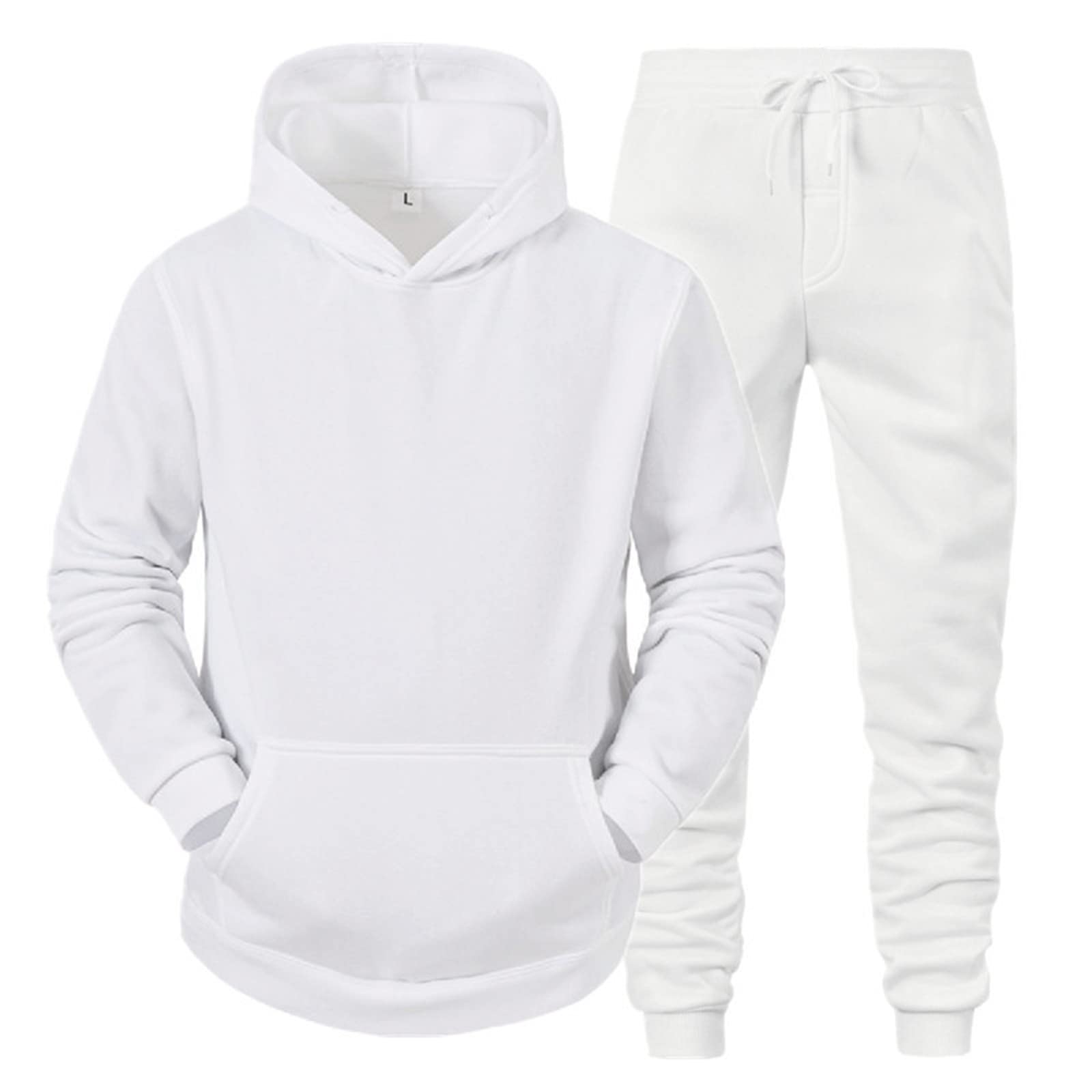 Ensemble de survêtement de sport pour homme JMMSlmax, 2 pièces, sweat-shirt à capuche, manches longues.