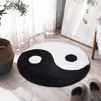 Tapis de Tai Chi Bagua rond sur mesure pour chambre et salle de bain