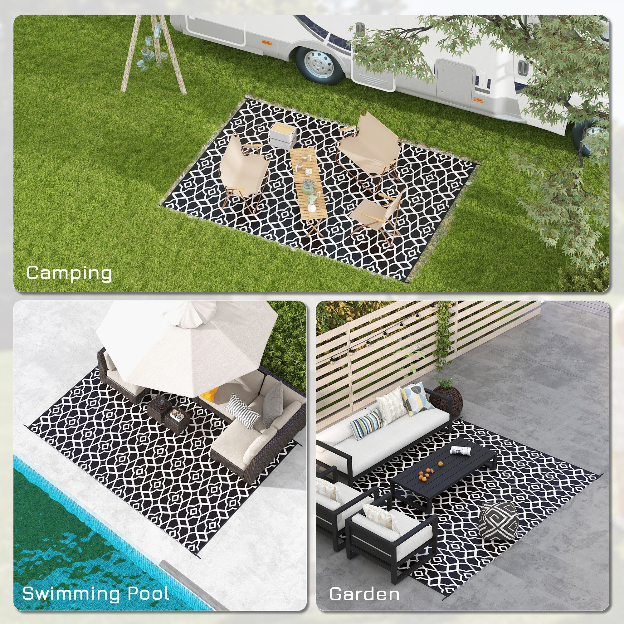 Tapis d'extérieur en polypropylène