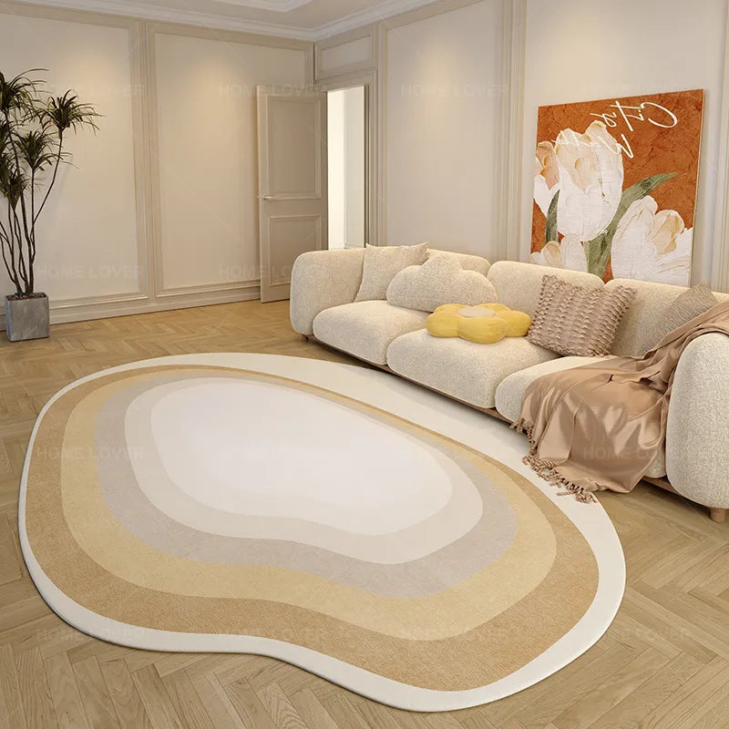 Tapis de forme irrégulière