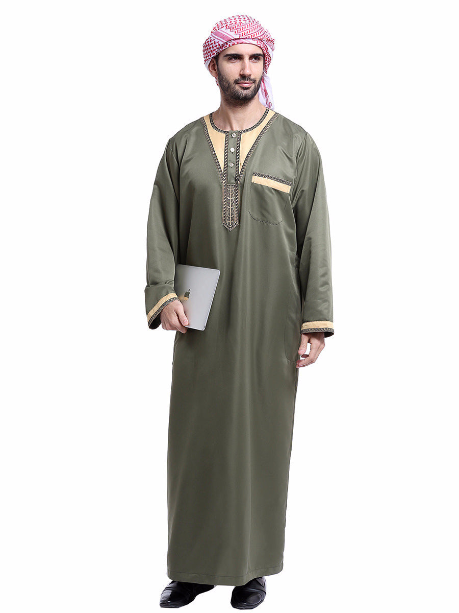 Robe musulmane arabe du Moyen-Orient pour homme