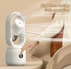 Ventilateur électrique sans pales avec brumisateur et humidificateur d'air USB (rechargeable, de table)