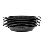 🥘POÊLE À PAELLA ÉMAILLÉE AVEC REVÊTEMENT ANTIROUILLE - Cette poêle à paella émaillée valencienne est fabriquée en acier conçu avec un métal épais et un revêtement en émail, ce qui en fait une poêle durable, robuste, antirouille et attrayante. Idéal pour