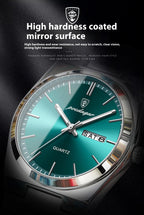 Montre homme ultra-mince, étanche, lumineuse, à quartz