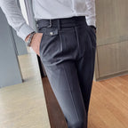 Pantalon slim décontracté chic britannique