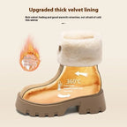 Chaussures thermiques d'hiver doublées en polaire pour femmes