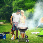 Barbecue à charbon de bois Apple de 18 pouces pour la cuisine en plein air