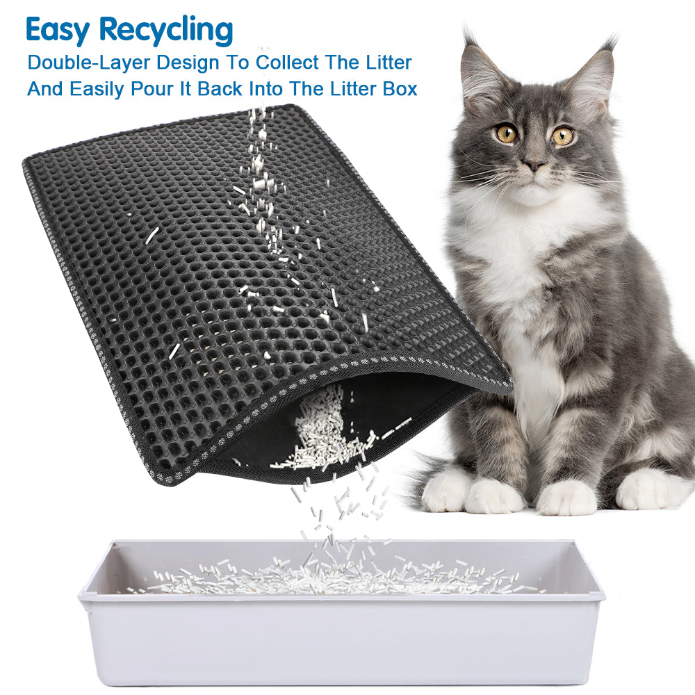 Tapis de litière pour chat