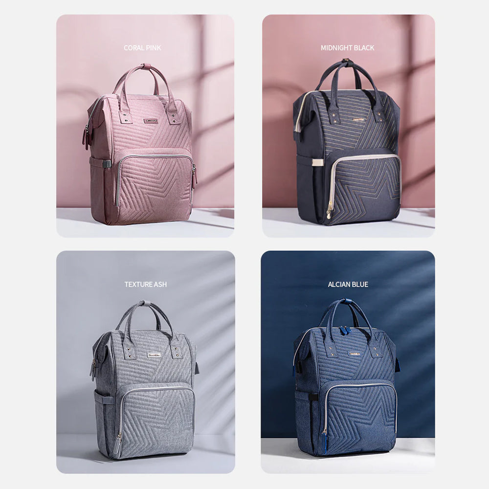 Sac à dos matelassé pour bébé à langer