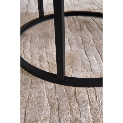 Table basse gigogne moderne avec plateau en marbre
