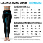 Leggings de sport marron à rayures pour femmes