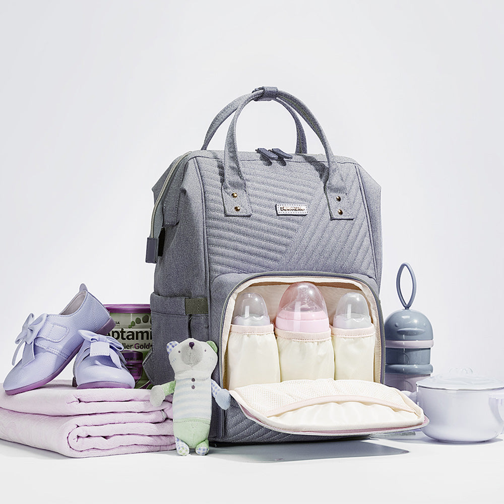Sac à langer matelassé moderne