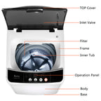 Lave-linge entièrement automatique, portable et compact, avec essorage