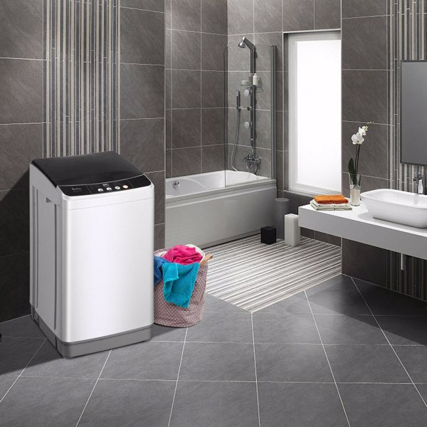 Lave-linge entièrement automatique, portable et compact, avec essorage
