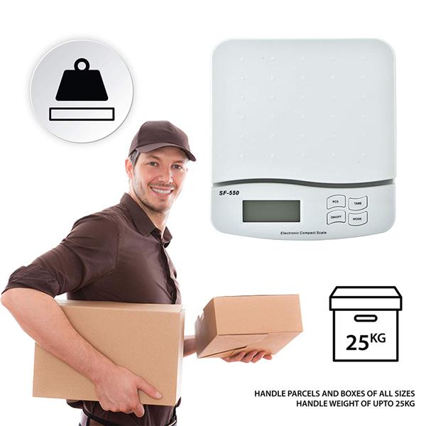Balance de cuisine numérique SF-550 25 kg/1 g avec piles