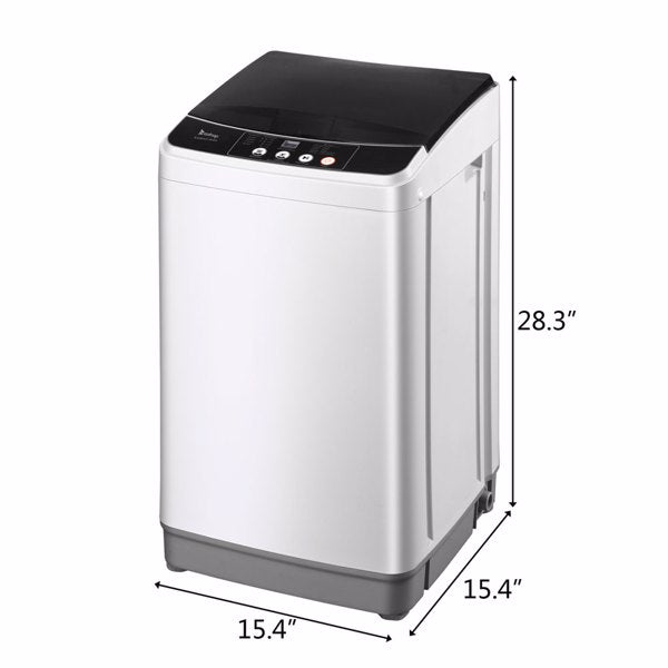 Lave-linge entièrement automatique, portable et compact, avec essorage