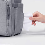 Sac à dos matelassé pour bébé à langer