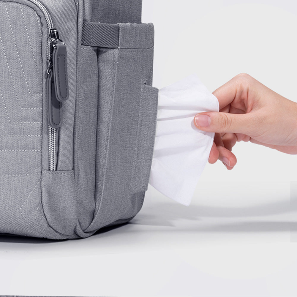 Sac à dos matelassé pour bébé à langer