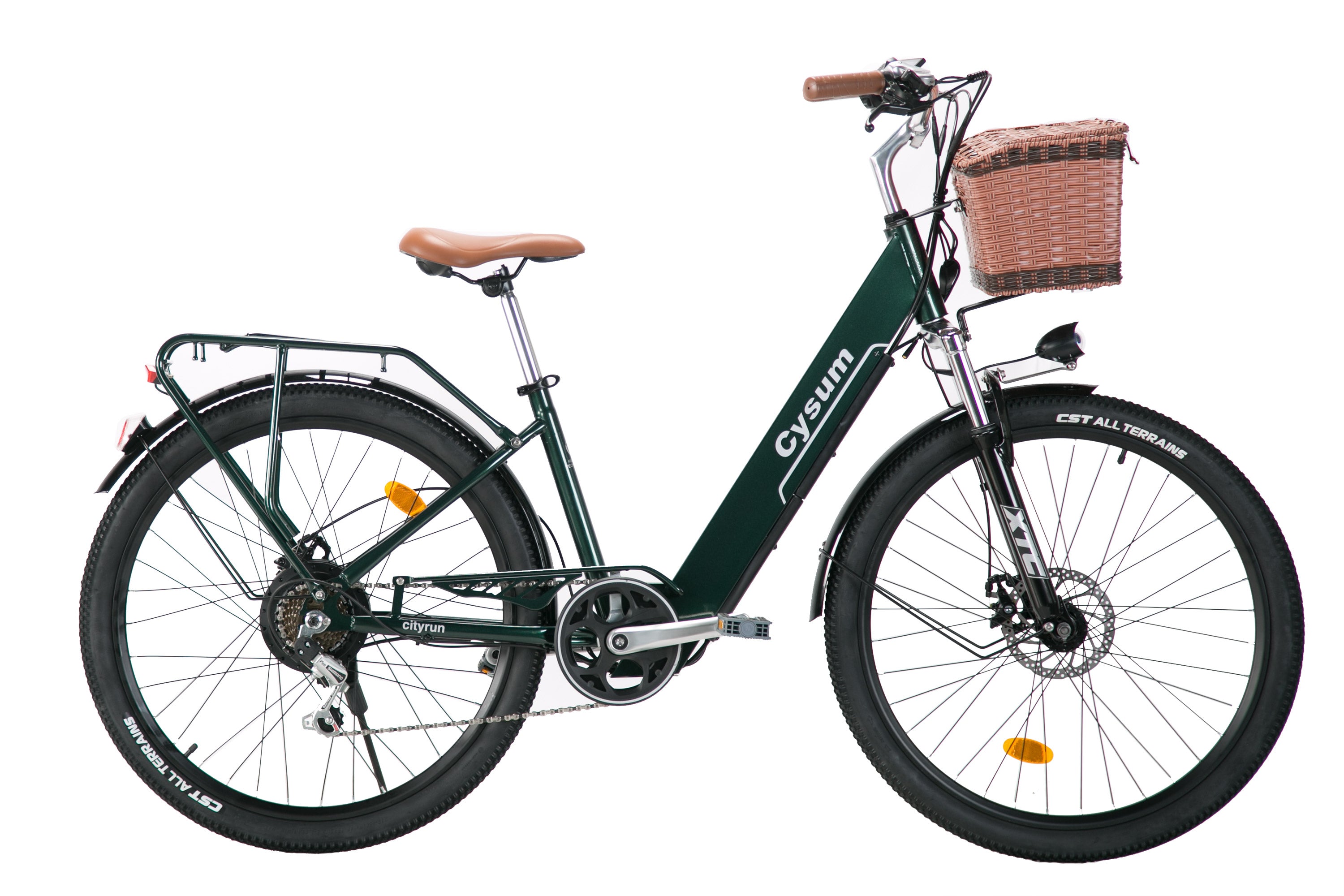 Vélo électrique CYSUM Cityrun 26 pouces 250 W à cadre ouvert pour femmes