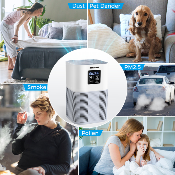 Purificateur d'air 2 en 1 avec diffuseur d'aromathérapie