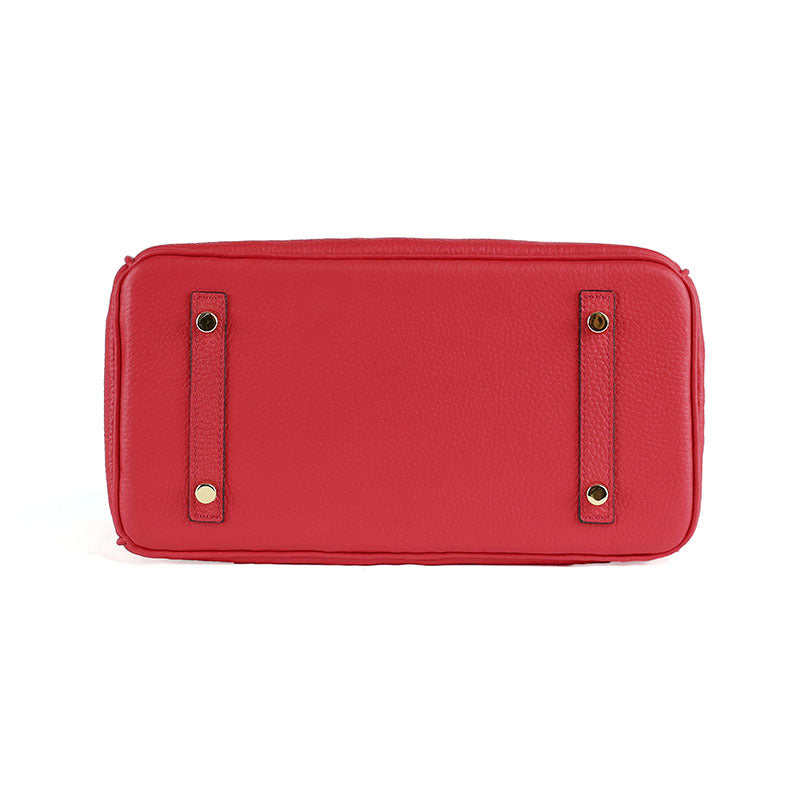 Sac Platinum en cuir de vachette pleine fleur pour femme