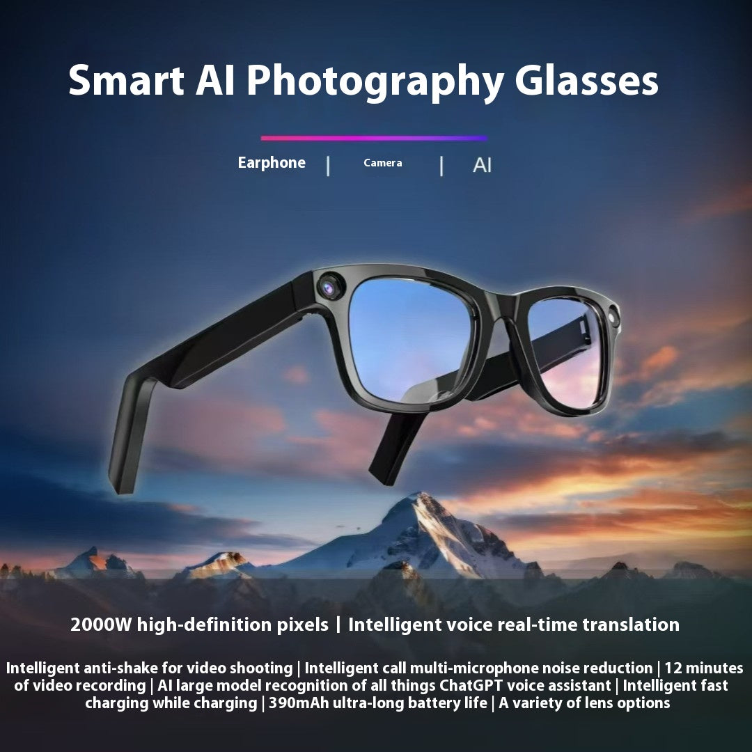 Lunettes intelligentes avec caméra IA