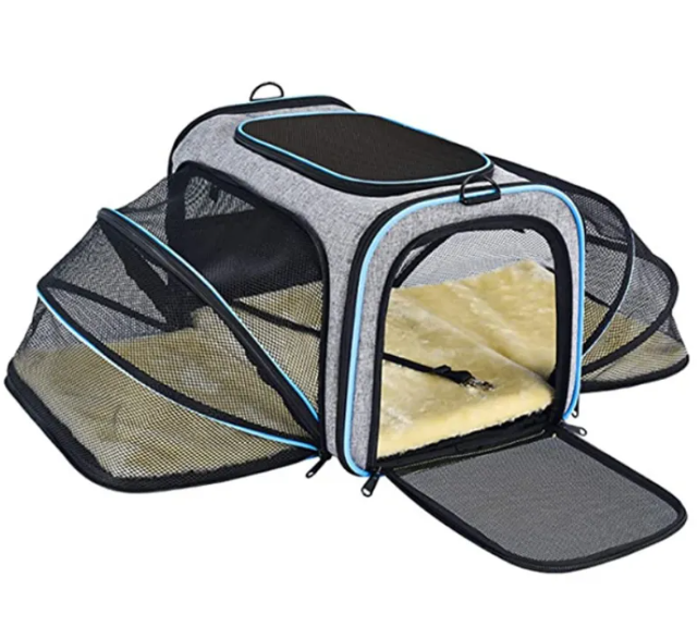 Sac de transport souple et pliable pour chats et chiens