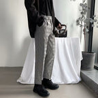 Pantalon décontracté à carreaux style britannique rétro automne 2020