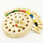 Jeu de mémoire en bois pour les échecs