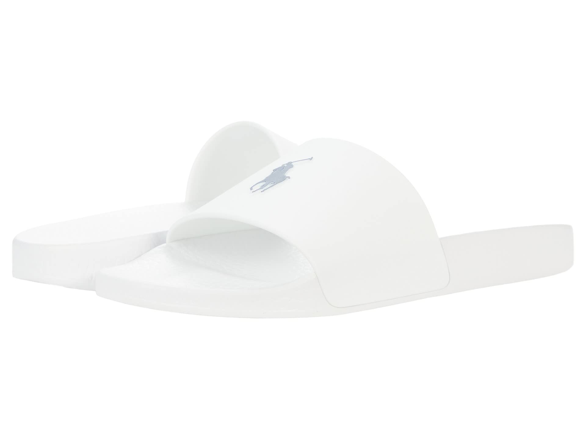 POLO RALPH LAUREN Sandales Polo Slide Blanc/Marine 49 / 50