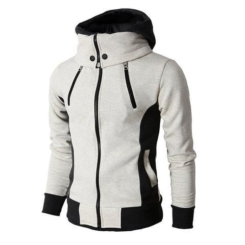 Gilet de sport zippé à capuche pour homme