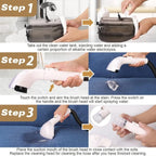 Nettoyeur de tapis professionnel, détachant pour tapis, canapés et tissus d'ameublement, shampouineuse à aspiration puissante de 14 kPa avec nettoyage en profondeur, capacité de 2 litres, détachant pour voiture, taches d'animaux, meubles, M610