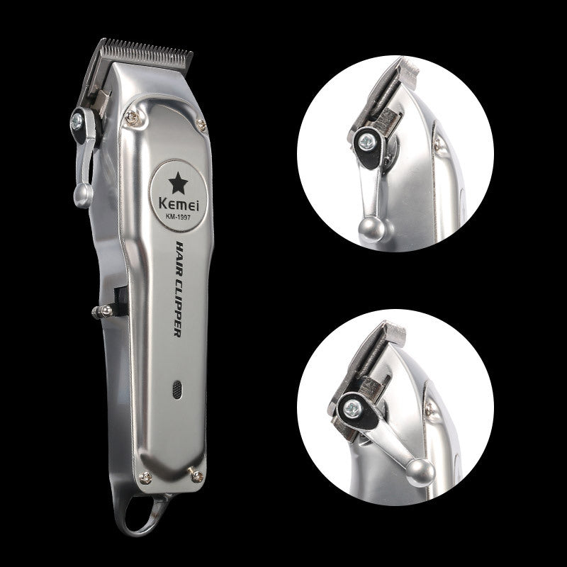 Tondeuse à cheveux électrique rechargeable Kemei pour hommes