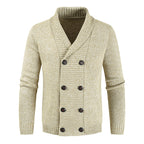 Gilet cardigan à capuche pour homme, coupe ajustée