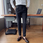 Pantalon slim décontracté chic britannique