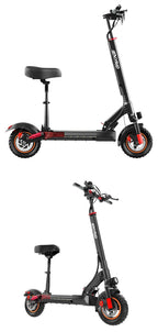Scooter avec double amortisseurs