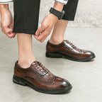 Chaussures habillées Oxford pour hommes en crocodile britannique