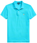 Polo Ralph Lauren pour femme, coupe classique, en maille, bleu marine, taille S