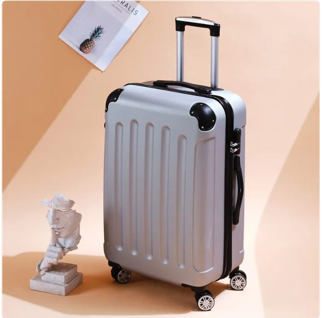 Valise trolley en cuir