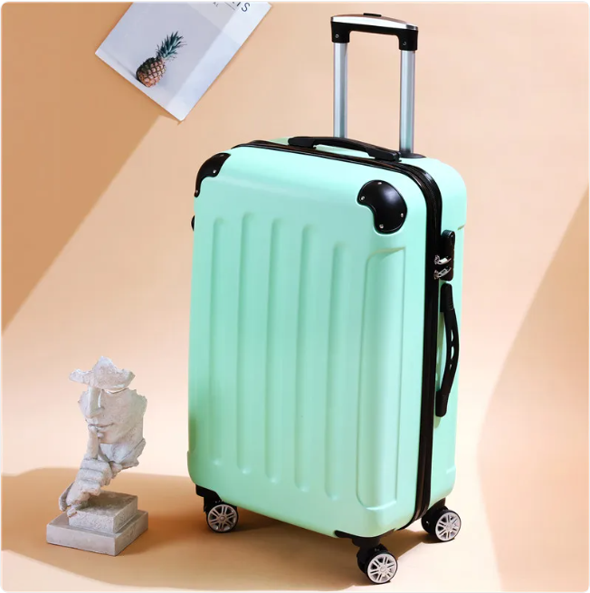 Valise trolley en cuir