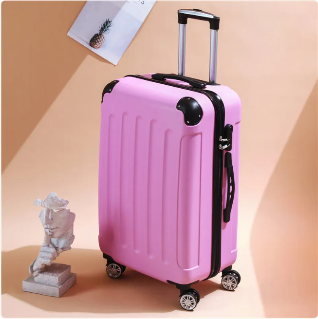 Valise trolley en cuir
