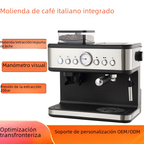 Machine à expresso automatique avec broyeur et mousseur à lait