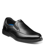 Mocassins Nunn Bush pour homme, modèle Wade, antidérapants, à enfiler, semelle non marquante, pour le travail dans la restauration, noirs, taille 10 (largeur large).