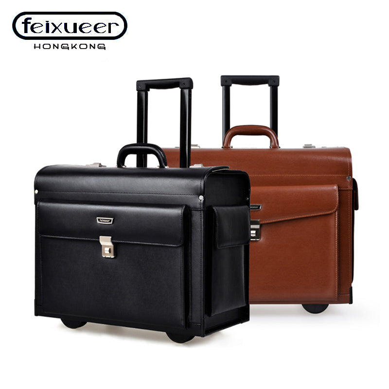 Valise à roulettes pour homme, idéale pour les voyages d'affaires