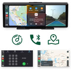 Système de navigation GPS pour voiture avec double caméra et écran tactile CarPlay