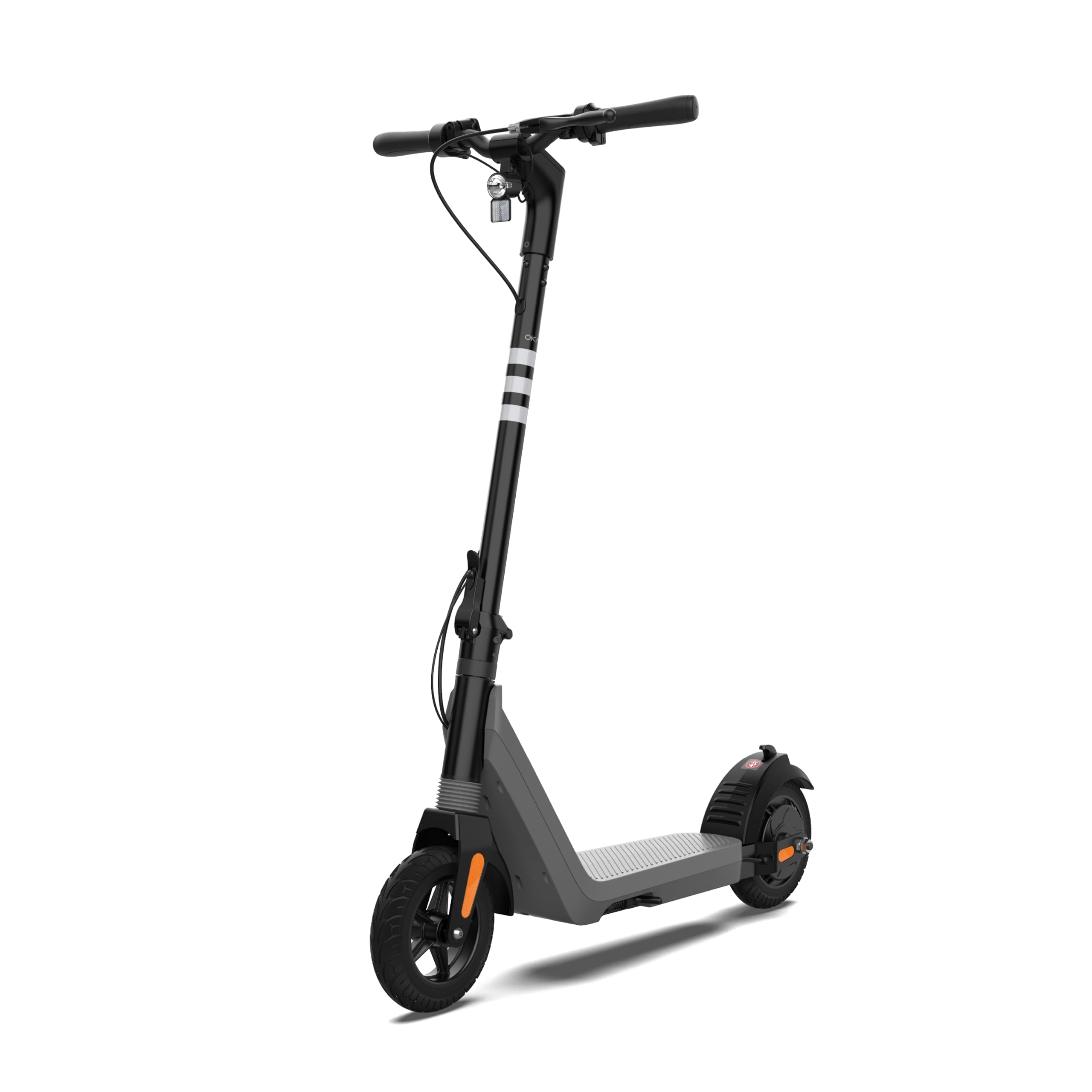 Trottinette électrique OKAI ES51 - Autonomie de 25 km et vitesse maximale de 24 km/h - Moteur de 500 W - Pneus increvables de 20 cm - Trottinette électrique légère et pliable pour adolescents et enfants
